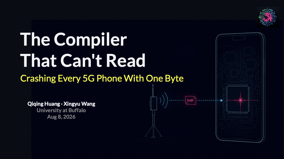 عرض DEF CON الرسمي لثغرة البايت الواحد في نطاق 5G الأساسي