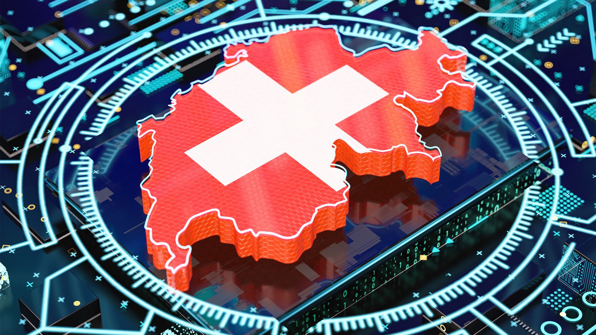 Switzerland cyber incident illustration