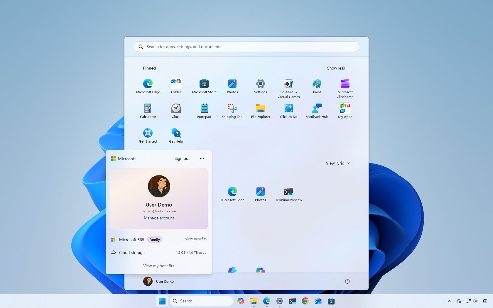 Windows 11 Copilot Plus PC interface