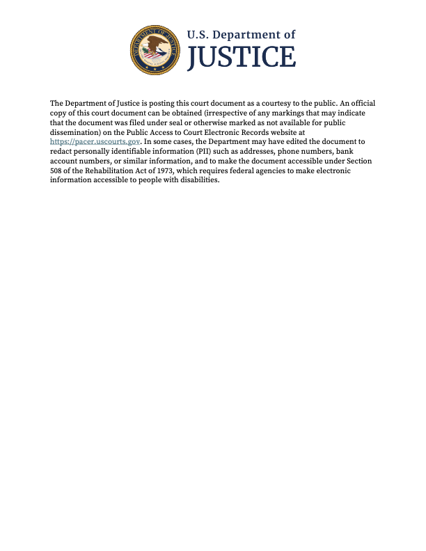 Official QTFY domain-seizure affidavit