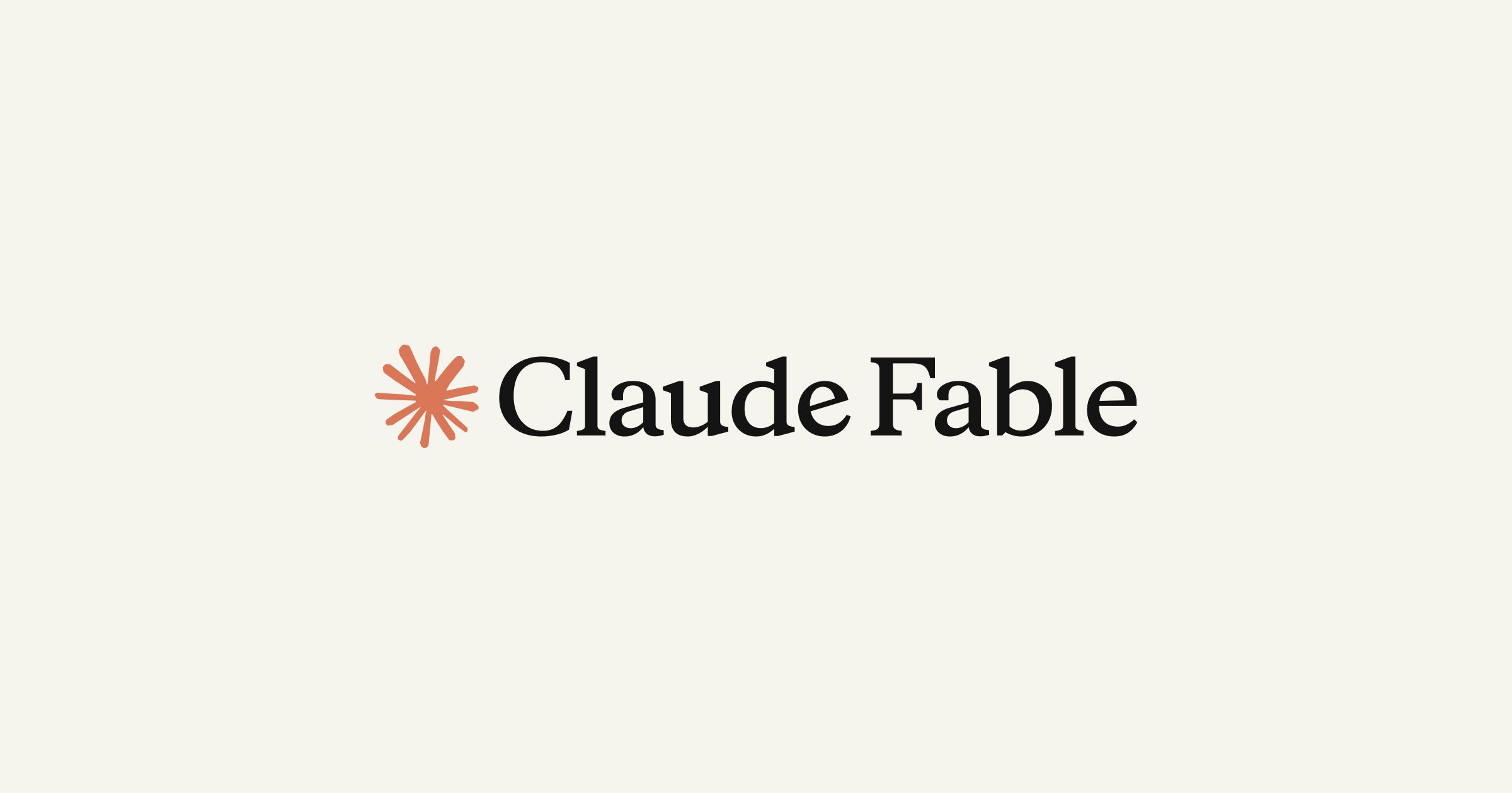 Claude Fable official product artwork