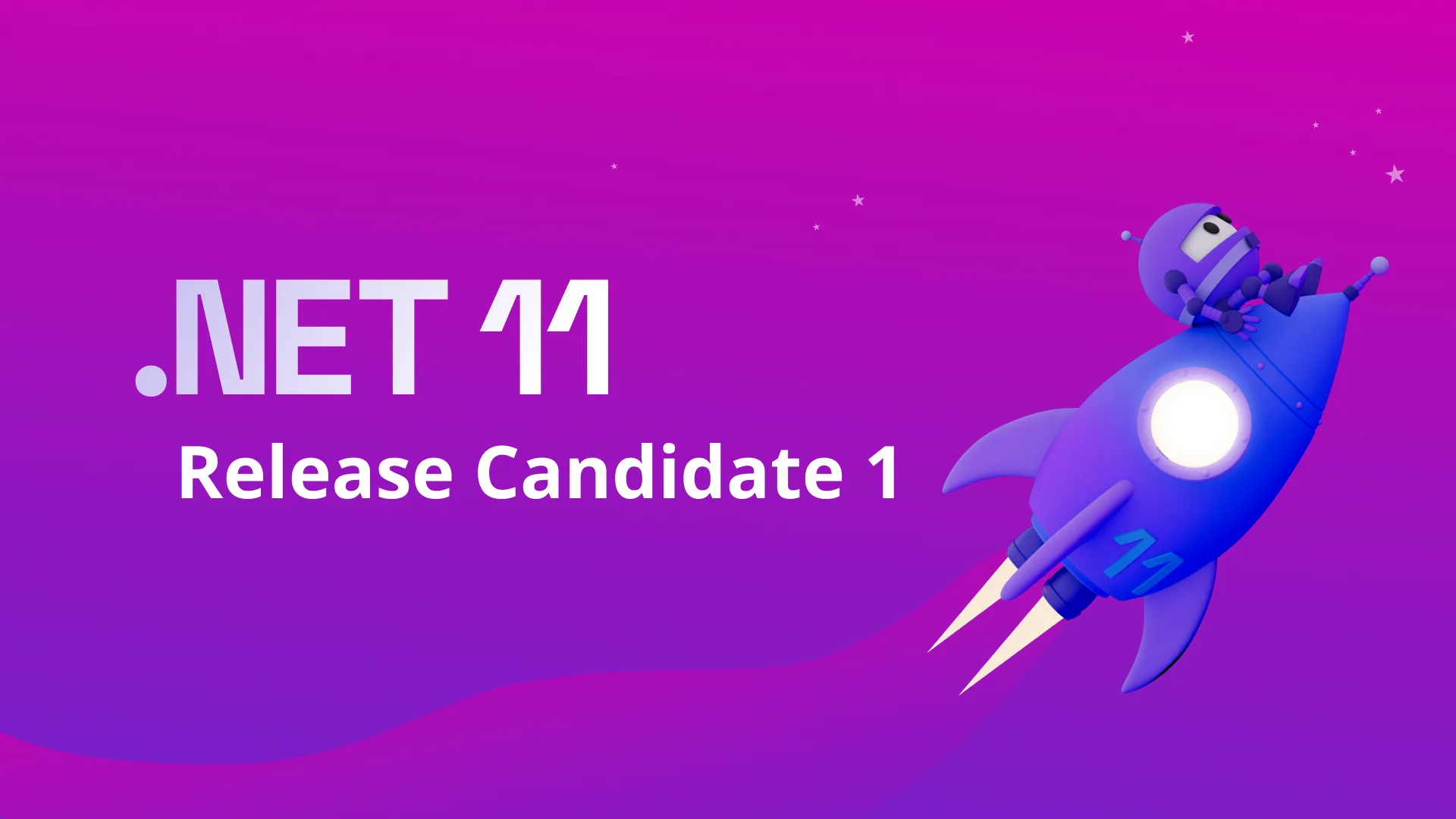Microsoft .NET 11 RC1 release artwork