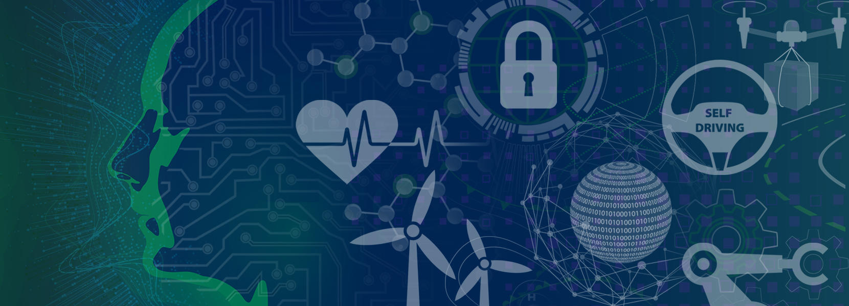 NIST artificial intelligence composite graphic